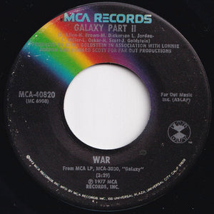 War - Galaxy / (Part 2) (7 inch Record / Used)