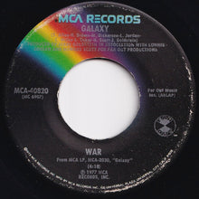 画像をギャラリービューアに読み込む, War - Galaxy / (Part 2) (7 inch Record / Used)
