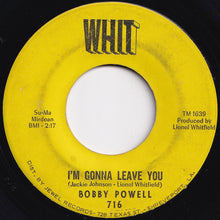 画像をギャラリービューアに読み込む, Bobby Powell - I&#39;m Gonna Leave You / Hold My Hand (7 inch Record / Used)
