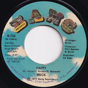 Brick - Dusic / Happy (7 inch Record / Used)