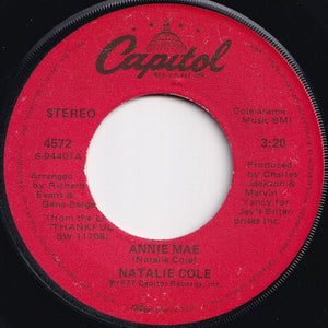 Natalie Cole - Annie Mae / Just Can't Stay Away (7 inch Record / Used)