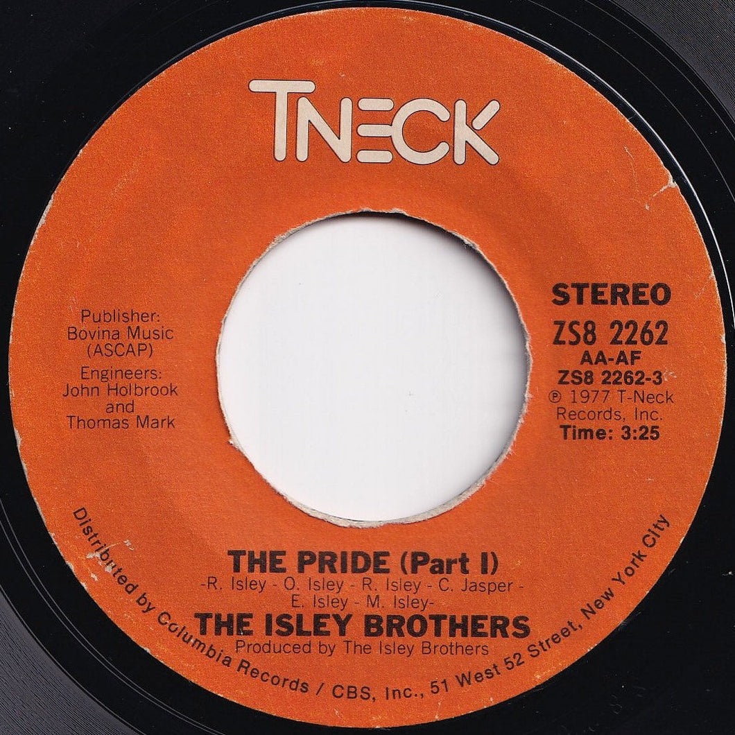 Isley Brothers - The Pride (Part 1) / (Part 2) (7 inch Record / Used)