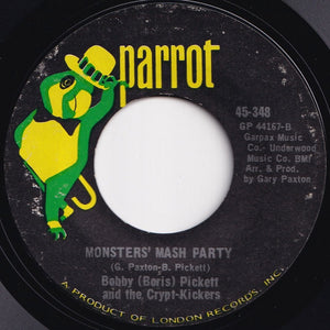 Bobby (Boris) Pickett And The Crypt-Kickers - Monster Mash / Monsters' Mash Party (7 inch Record / Used)