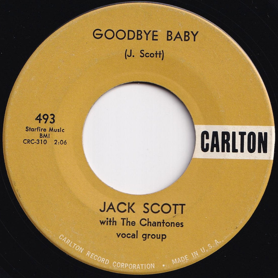 Jack Scott - Goodbye Baby / Save My Soul (7 inch Record / Used)