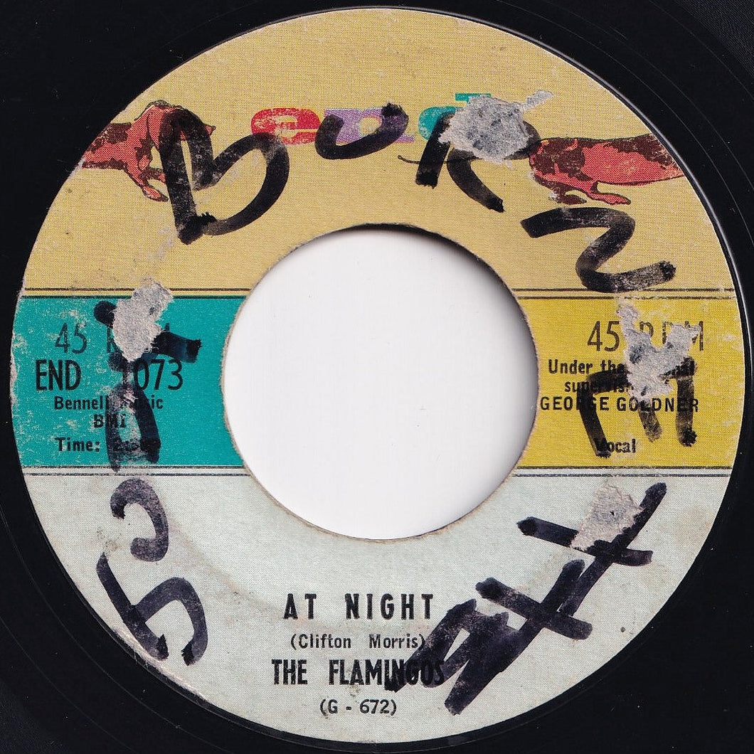 Flamingos - At Night / Mio Amore (My Love, Till The End Of Time) (7 inch Record / Used)