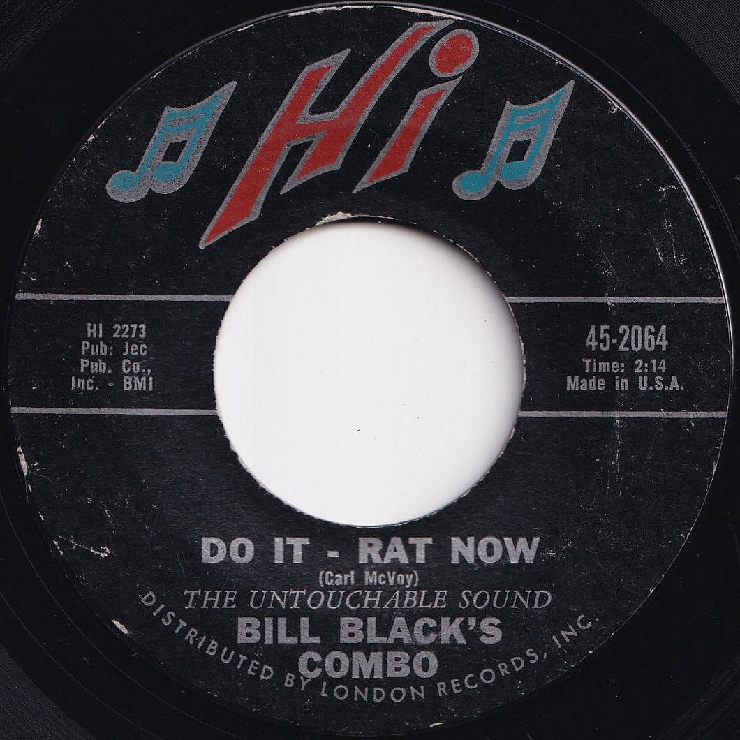 Bill Black's Combo - Do It - Rat Now / Little Jasper (7 inch Record / Used)