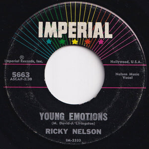 Ricky Nelson - Young Emotions / Right By My Side (7 inch Record / Used)