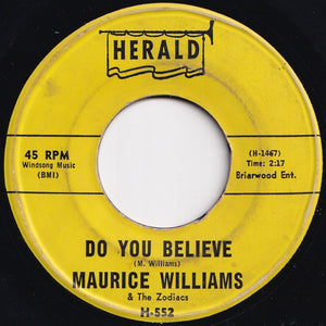 Maurice Williams & The Zodiacs - Stay / Do You Believe (7 inch Record / Used)