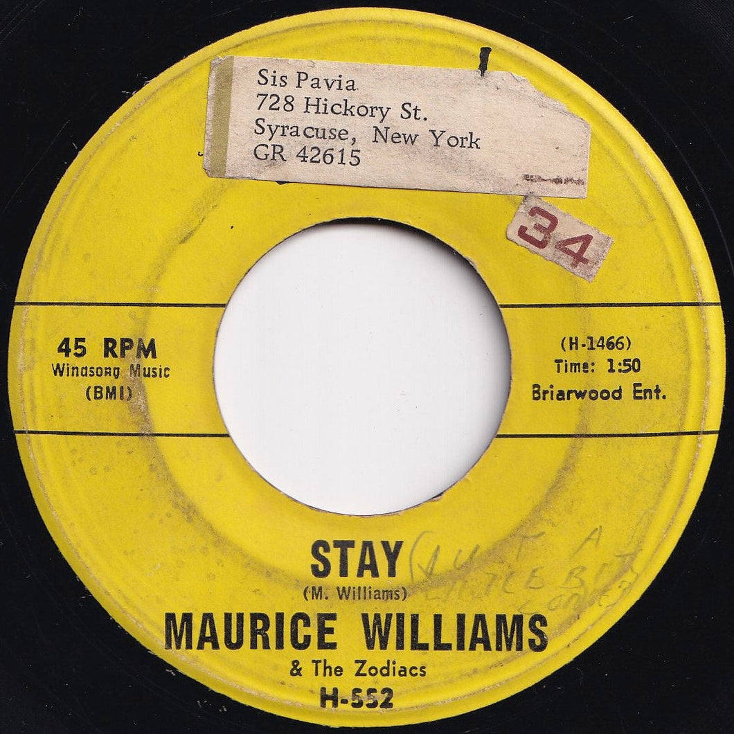 Maurice Williams & The Zodiacs - Stay / Do You Believe (7 inch Record / Used)