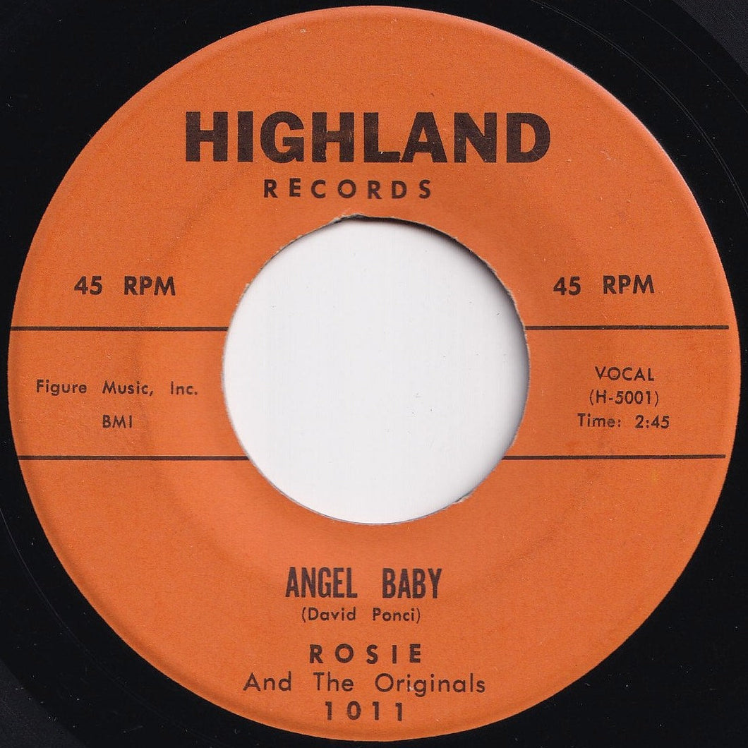 Rosie And The Originals - Angel Baby / Give Me Love (7 inch Record / Used)