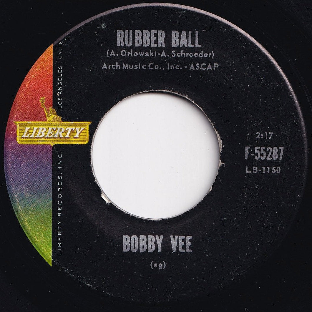 Bobby Vee - Rubber Ball / Everyday (7 inch Record / Used)