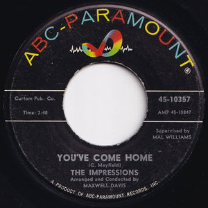 Impressions - Minstrel And Queen / You've Come Home (7 inch Record / Used)