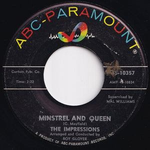 Impressions - Minstrel And Queen / You've Come Home (7 inch Record / Used)