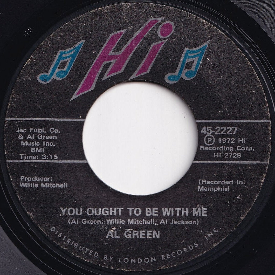 Al Green - You Ought To Be With Me / What Is This Feeling (7 inch Record / Used)