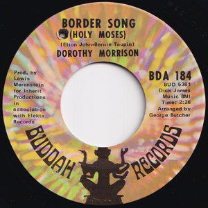 Dorothy Morrison - Border Song (Holy Moses) / Brand New Day (7 inch Record / Used)