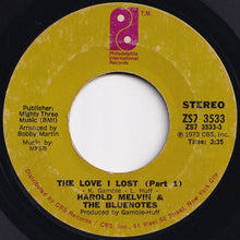 画像をギャラリービューアに読み込む, Harold Melvin &amp; The Bluenotes - The Love I Lost (Part 1) / (Part 2) (7 inch Record / Used)
