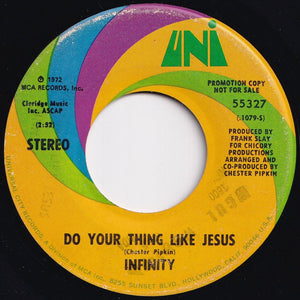 Infinity - (What Happens) In The Darkness / Do Your Thing Like Jesus (7 inch Record / Used)