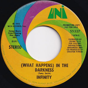 Infinity - (What Happens) In The Darkness / Do Your Thing Like Jesus (7 inch Record / Used)