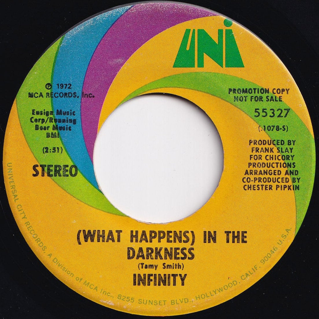 Infinity - (What Happens) In The Darkness / Do Your Thing Like Jesus (7 inch Record / Used)