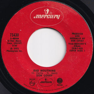 Don Covay - Somebody's Been Enjoying My Home / Bad Mouthing (7 inch Record / Used)