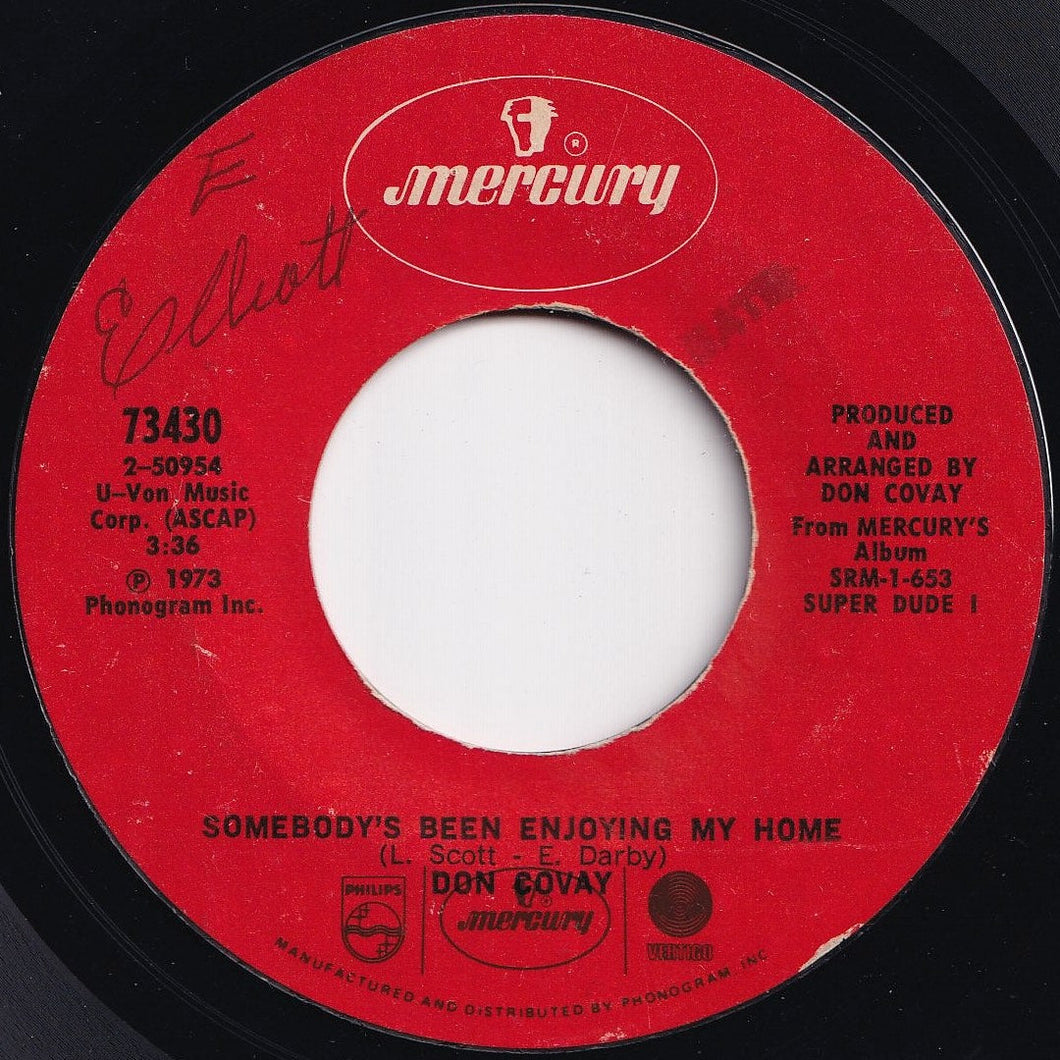 Don Covay - Somebody's Been Enjoying My Home / Bad Mouthing (7 inch Record / Used)