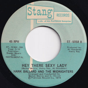 Hank Ballard And The Midnighters - Hey There Sexy Lady / (Instrumental) (7 inch Record / Used)