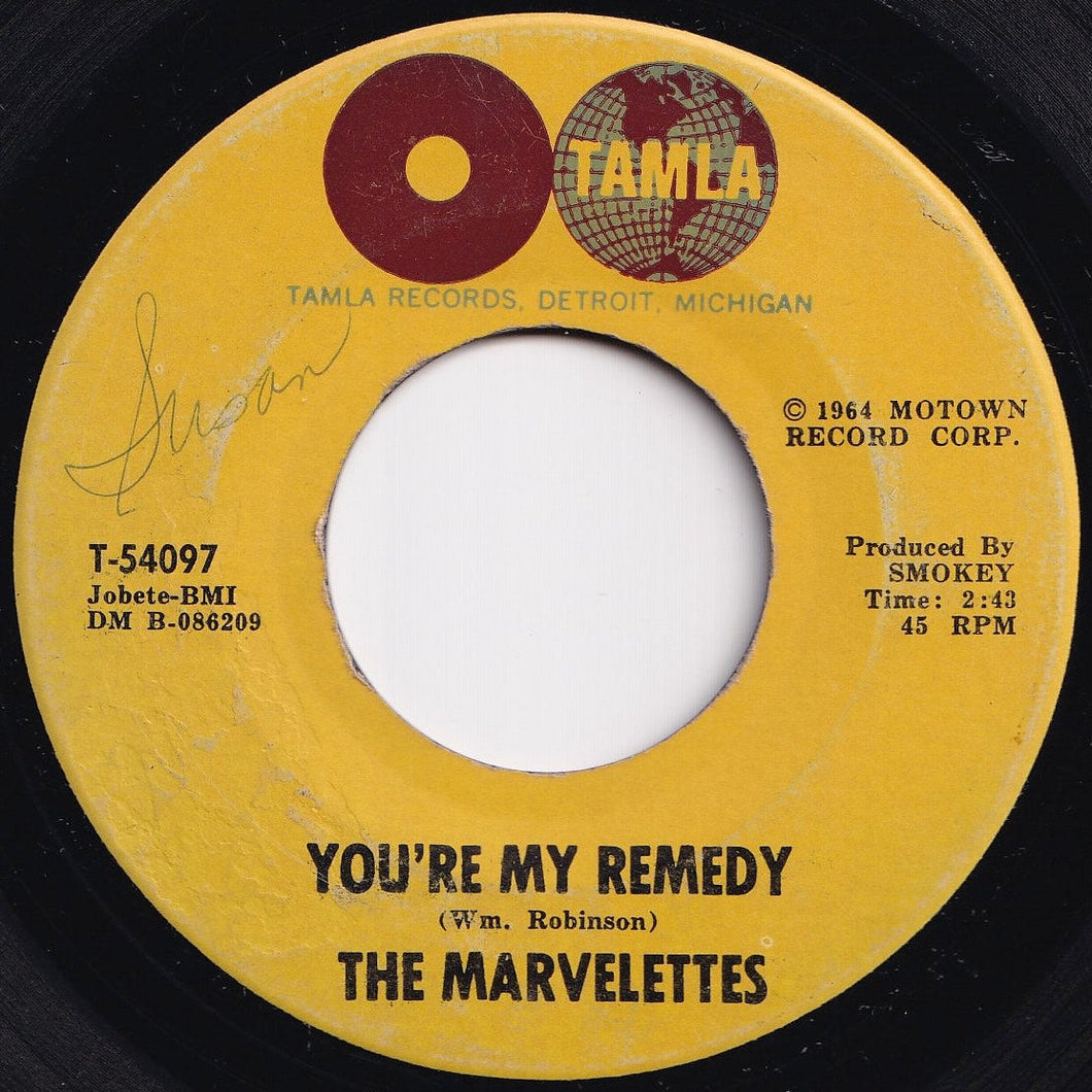 Marvelettes - You're My Remedy / A Little Bit Of Sympathy, A Little Bit Of Love (7 inch Record / Used)