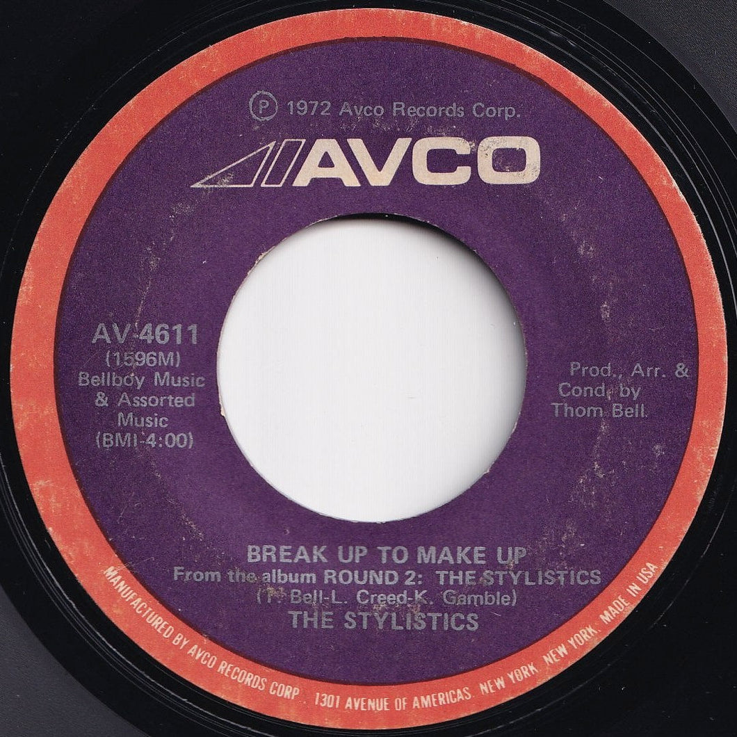 Stylistics - Break Up To Make Up / You And Me (7 inch Record / Used)