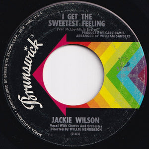 Jackie Wilson - I Get The Sweetest Feeling / Nothing But Blue Skies (7 inch Record / Used)