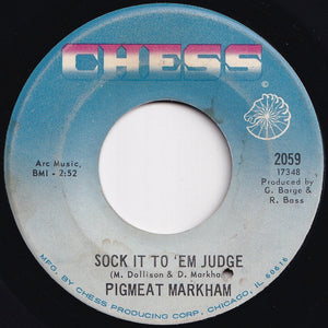 Pigmeat Markham - The Hip Judge / Sock It To 'Em Judge (7 inch Record / Used)