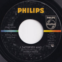 画像をギャラリービューアに読み込む, Bobby Hebb - A Satisfied Mind / Love, Love, Love (7 inch Record / Used)
