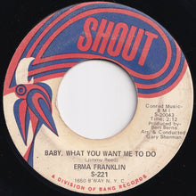 画像をギャラリービューアに読み込む, Erma Franklin - Piece Of My Heart / Baby What You Want Me To Do (7 inch Record / Used)
