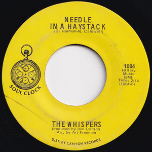 Whispers - Seems Like I Gotta Do Wrong / Needle In A Haystack (7 inch Record / Used)