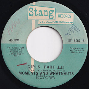 Moments, Whatnauts - Girls (Part 1) / (Part 2) (7 inch Record / Used)