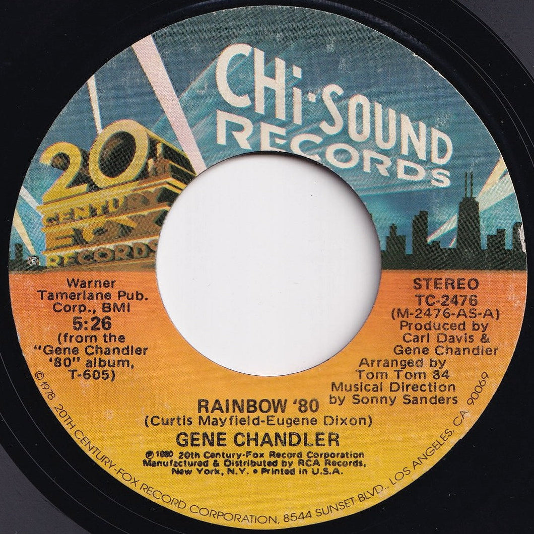 Gene Chandler - Rainbow '80 / I'll Be There (7 inch Record / Used)