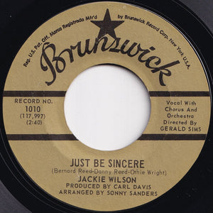 Jackie Wilson - I Don't Want To Lose You / Just Be Sincere (7 inch Record / Used)