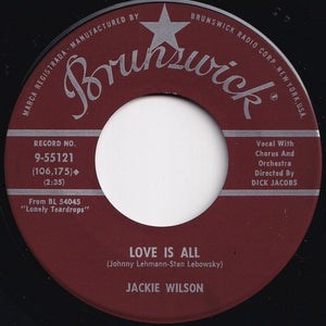 Jackie Wilson - That's Why (I Love You So) / Love Is All (7 inch Record / Used)