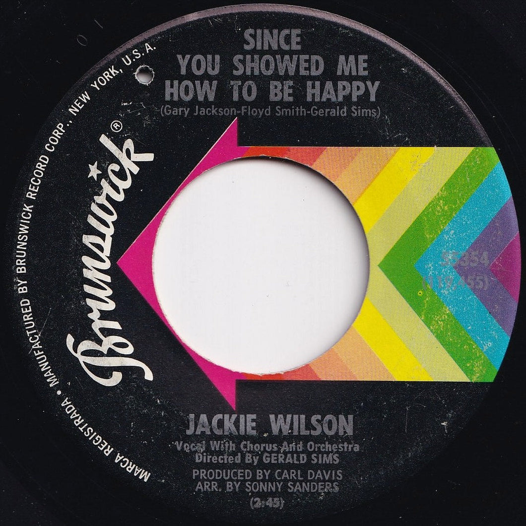 Jackie Wilson - Since You Showed Me How To Be Happy / The Who Who Song (7 inch Record / Used)