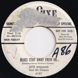 Otis Williams And His Charms - Funny What True Love Can Do / Blues Stay Away From Me (7 inch Record / Used)