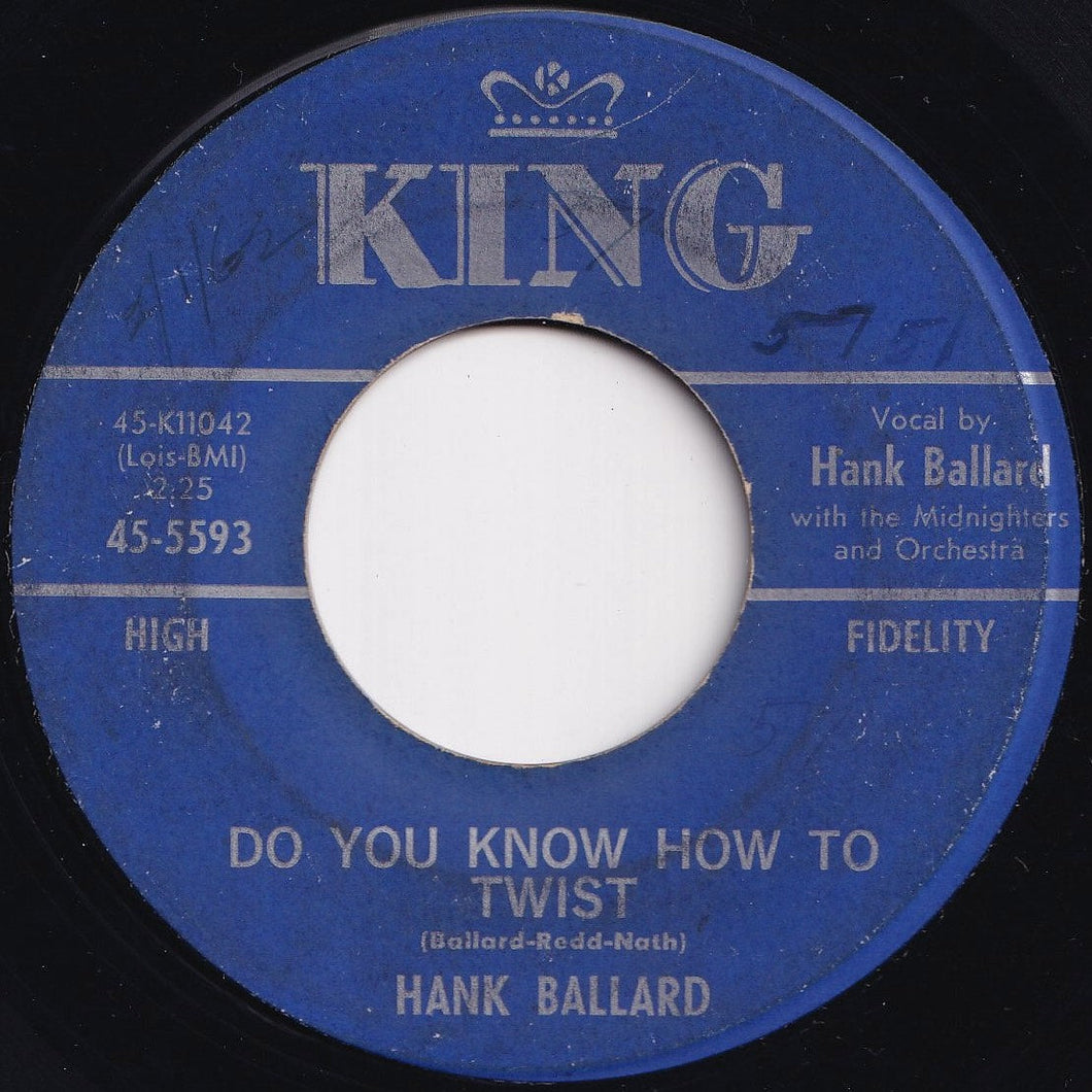 Hank Ballard - Do You Know How To Twist / Broadway (7 inch Record / Used)