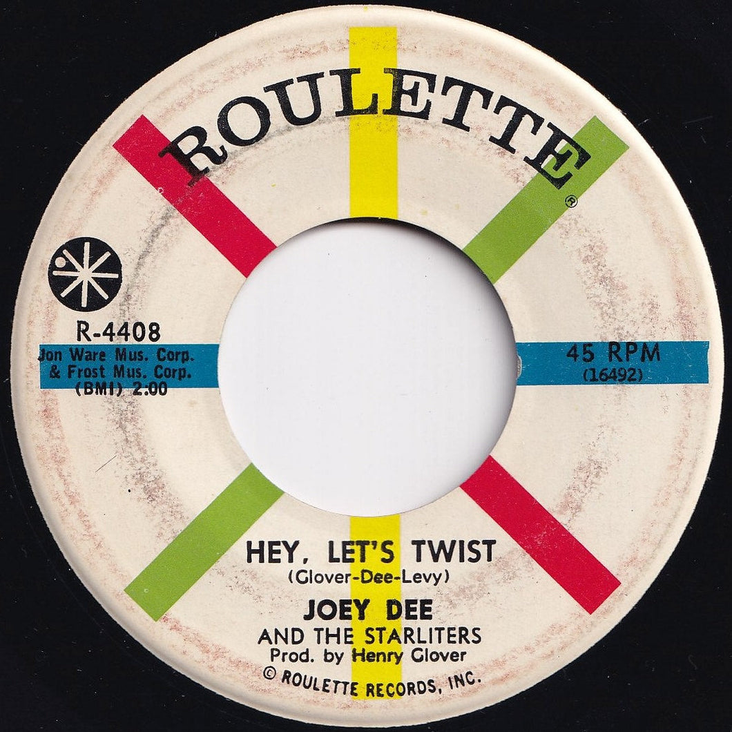 Joey Dee And The Starliters - Hey, Let's Twist / Roly Poly (7 inch Record / Used)