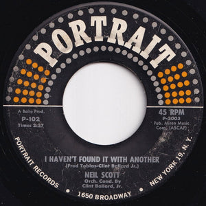 Neil Scott - Bobby / I Haven't Found It With Another (7 inch Record / Used)