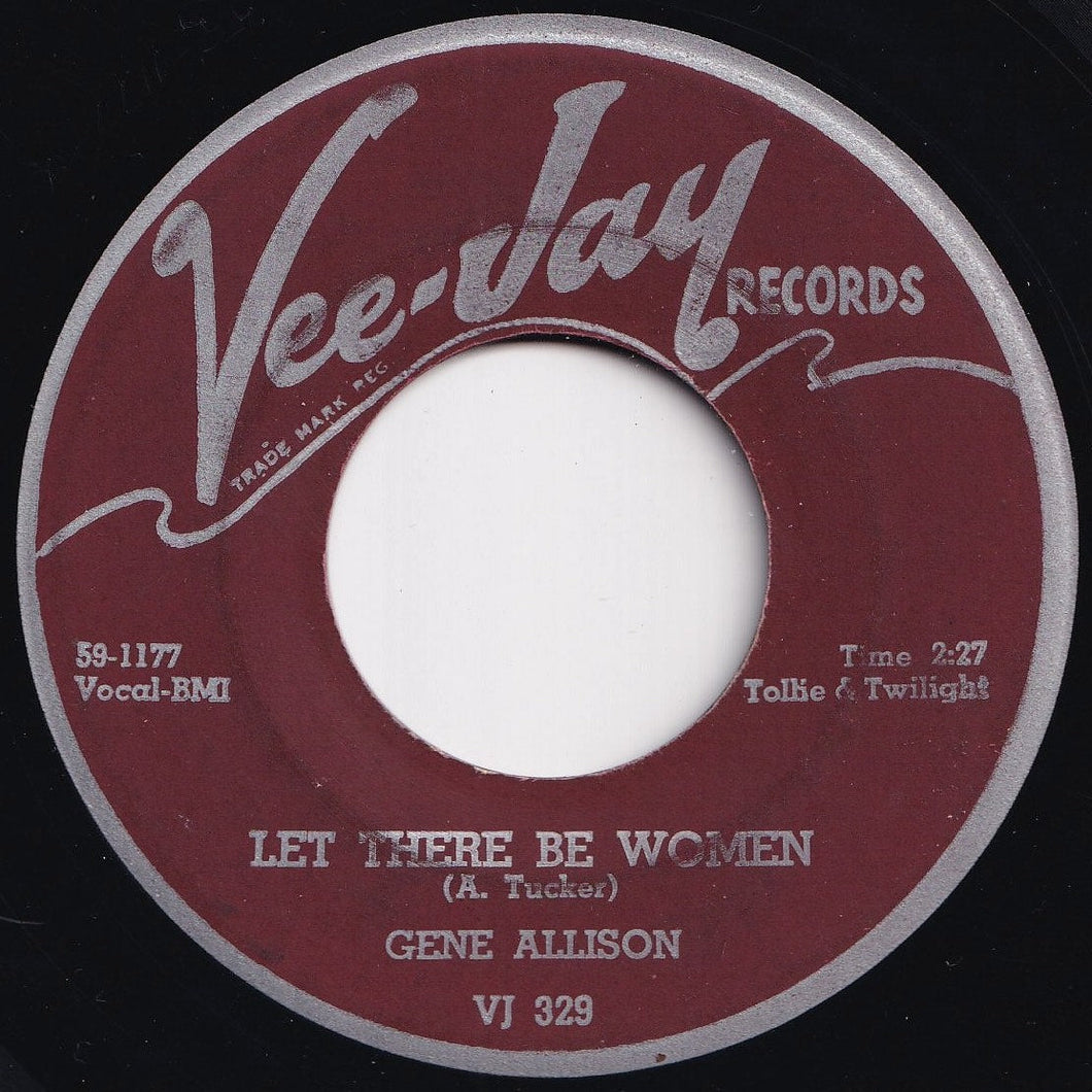 Gene Allison - Let There Be Women / I'll Be Waiting For You (7 inch Record / Used)