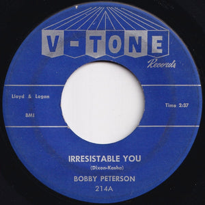 Bobby Peterson - Irresistable You / Piano Rock (7 inch Record / Used)