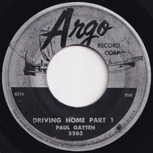 画像をギャラリービューアに読み込む, Paul Gayten - Driving Home (Part 1) / (Part 2) (7 inch Record / Used)
