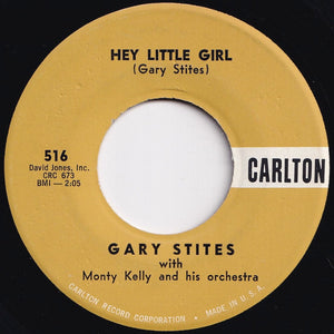 Gary Stites - A Girl Like You / Hey Little Girl (7 inch Record / Used)