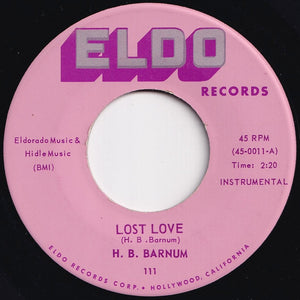 H.B. Barnum - Lost Love / Hallelujah (7 inch Record / Used)