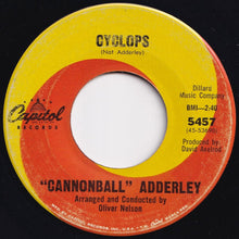 画像をギャラリービューアに読み込む, Cannonball Adderley - Cyclops / Shake A Lady (7 inch Record / Used)
