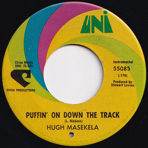 Hugh Masekela - Puffin' On Down The Track / Do Me So La So So (7 inch Record / Used)