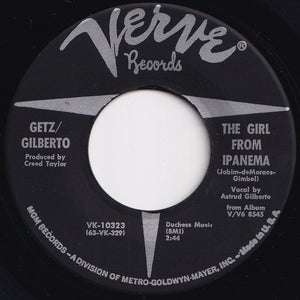 Stan Getz, Joao Gilberto - The Girl From Ipanema / Blowin' In The Wind (7 inch Record / Used)